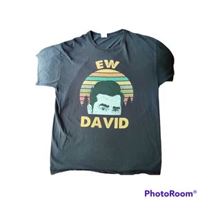 Schitt's Creek Size Large Ew, David! t-shirt